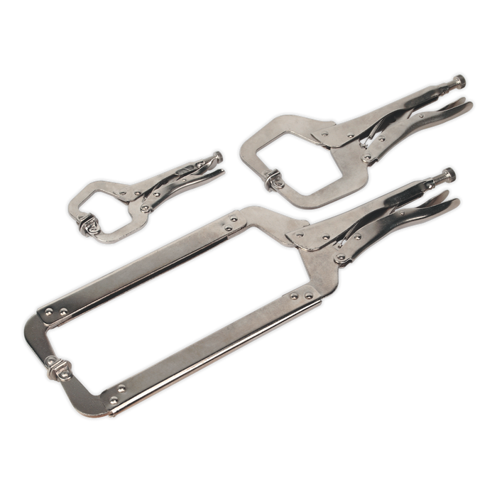 Premier Locking C-Clamp Set 3pc | AK66
