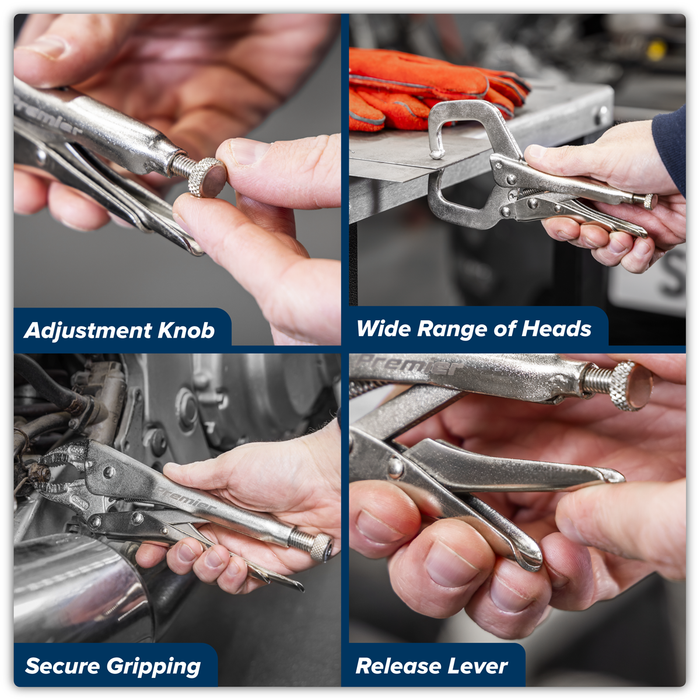 Premier Locking Pliers Set with Foam Tray 10pc | AK6802