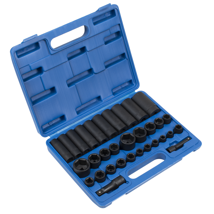 Premier Metric/Imperial Impact Socket Set 3/8" & 1/2"Sq Drive 32pc | AK681
