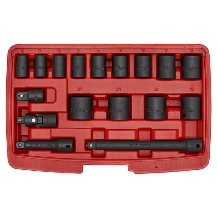 Premier Impact Socket Set 3/8"Sq Drive 17pc | AK68217