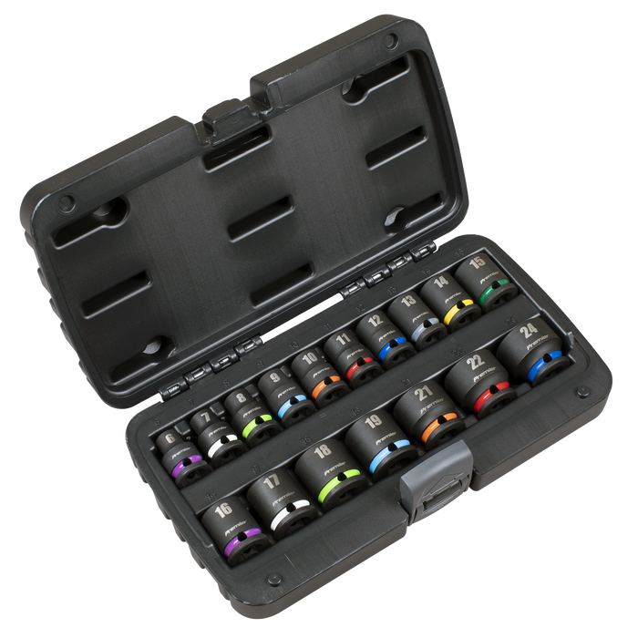 Impact Socket Set 3/8"Sq Drive 17pc | AK68218
