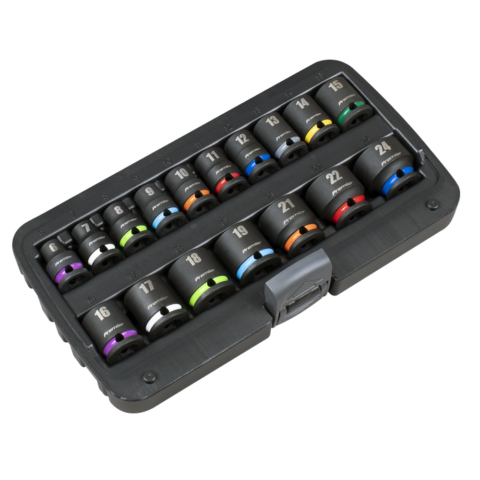 Impact Socket Set 3/8"Sq Drive 17pc | AK68218