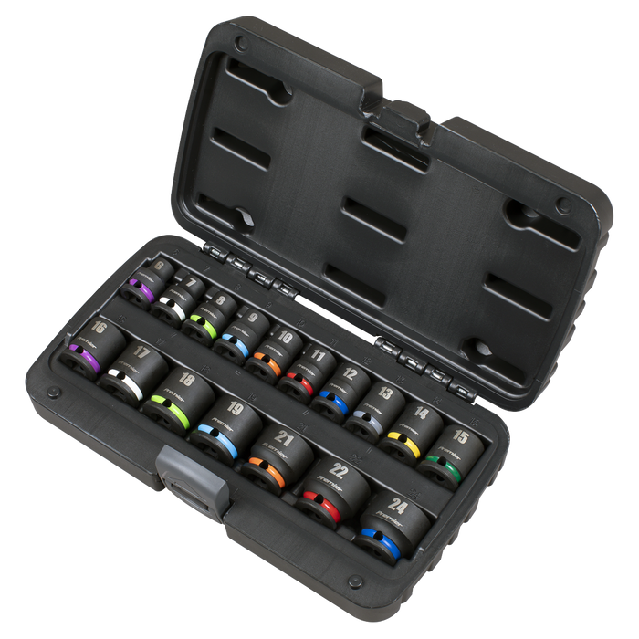 Impact Socket Set 3/8"Sq Drive 17pc | AK68218