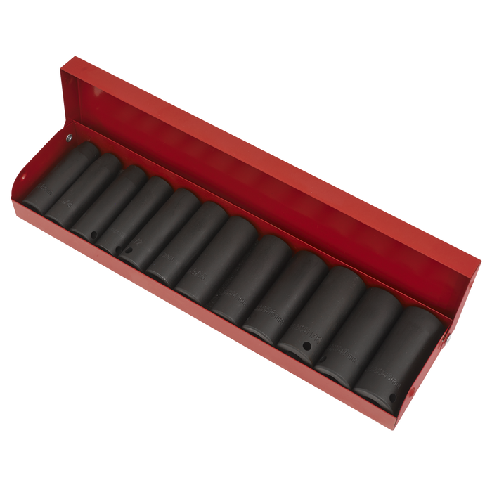 Premier Metric/Imperial Deep Impact Socket Set 3/8"Sq Drive 12pc | AK683