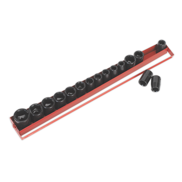 Premier Metric/Imperial Impact Socket Set 1/2"Sq Drive 16pc | AK684