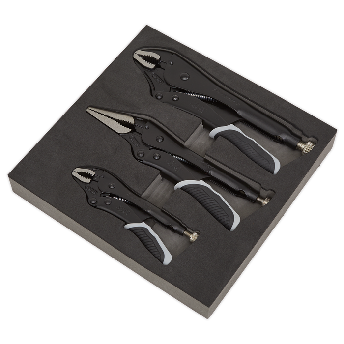 Premier Black Quick Release Locking Pliers Set 3pc | AK6863B