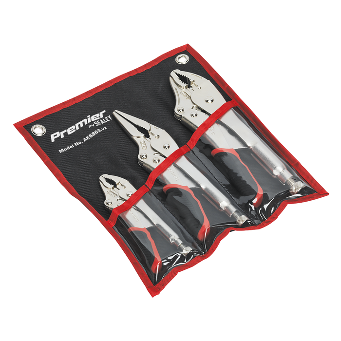 Premier Quick Release Locking Pliers Set 3pc | AK6863