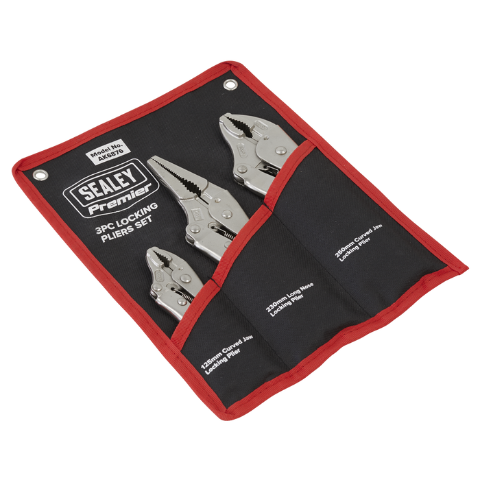 Premier Locking Pliers Set 3pc | AK6876