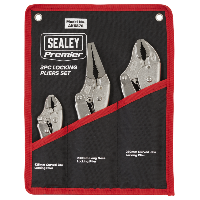 Premier Locking Pliers Set 3pc | AK6876