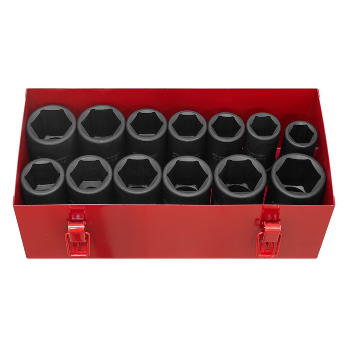 Premier Metric/Imperial Deep Impact Socket Set 3/4"Sq Drive 13pc | AK687