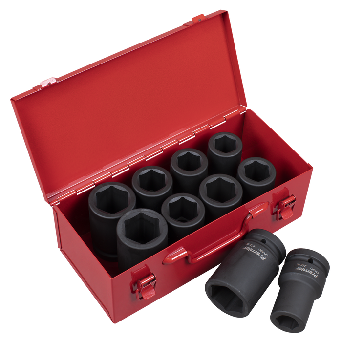 Premier Metric/Imperial Deep Impact Socket Set 1"Sq Drive 10pc | AK689