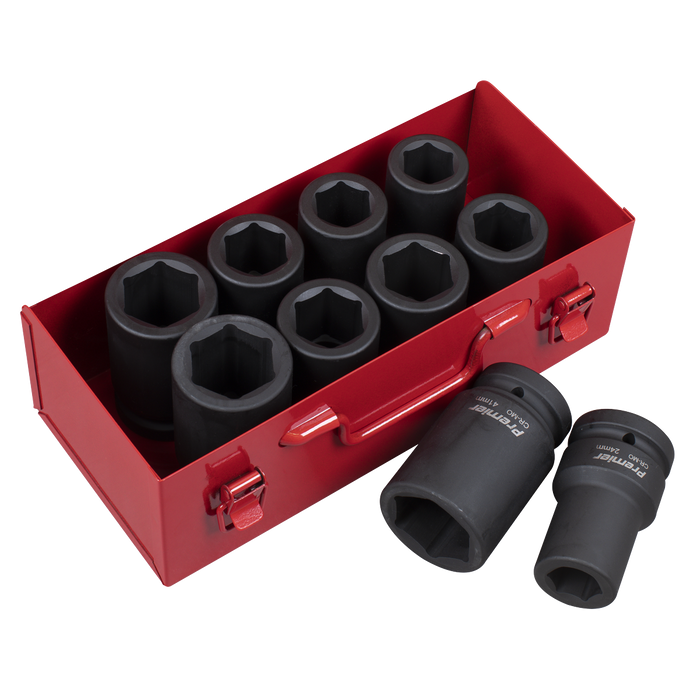 Premier Metric/Imperial Deep Impact Socket Set 1"Sq Drive 10pc | AK689