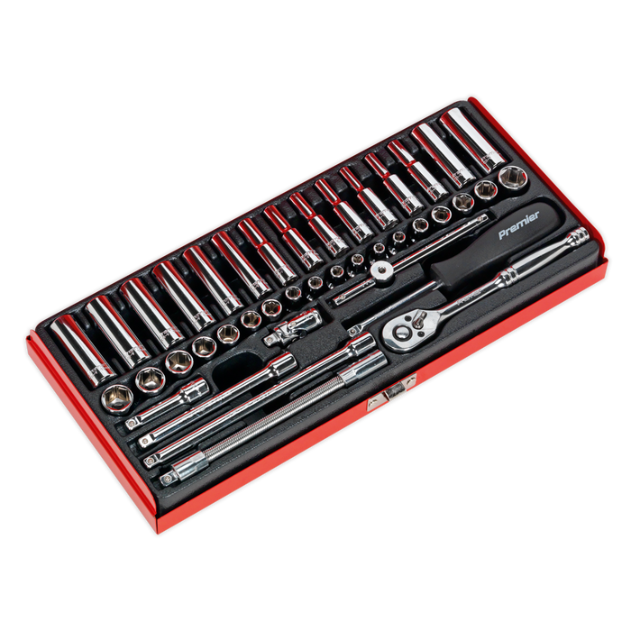 Premier Metric/Imperial Socket Set 1/4"Sq Drive 41pc | AK690
