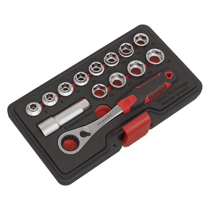 Premier Low Profile Go-Through Socket Set 14pc | AK6926