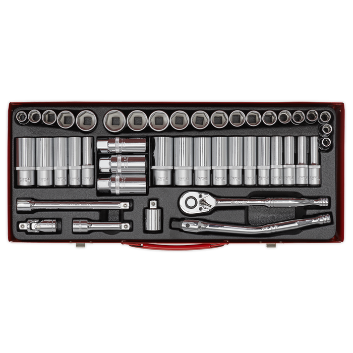 Premier Metric/Imperial Socket Set 3/8"Sq Drive 45pc | AK692
