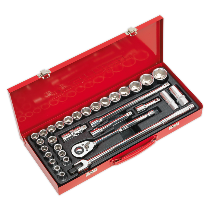 Premier Metric/Imperial Socket Set 1/2"Sq Drive 32pc | AK693