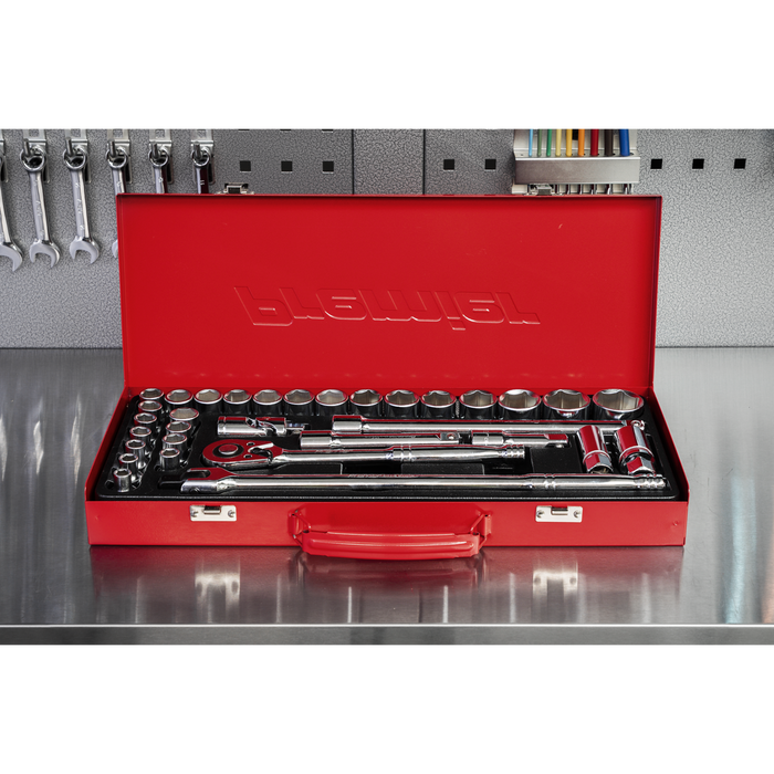 Premier Metric/Imperial Socket Set 1/2"Sq Drive 32pc | AK693