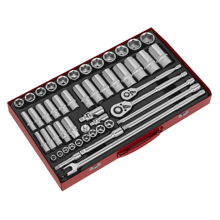 Premier Socket Set 3/8" & 1/2"Sq Drive 50pc | AK6942