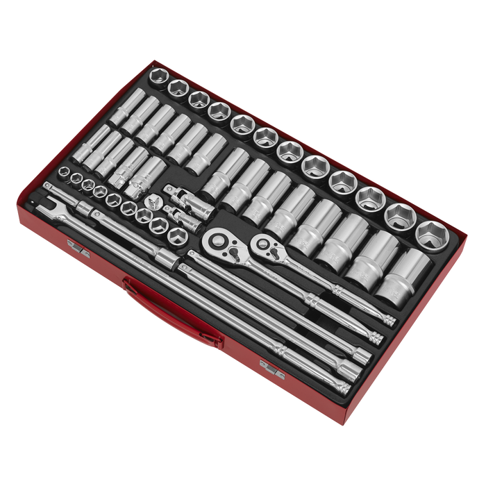 Premier Socket Set 3/8" & 1/2"Sq Drive 50pc | AK6942