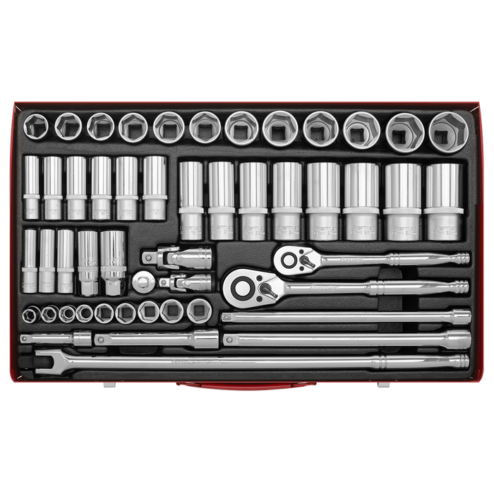 Premier Socket Set 3/8" & 1/2"Sq Drive 50pc | AK6942
