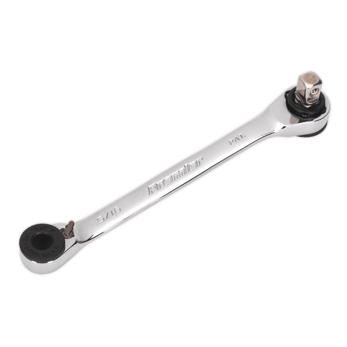 Premier Ratchet Spanner 1/4"Hex x 5/16"Hex Drive with 1/4"Sq Drive Adaptor | AK6967