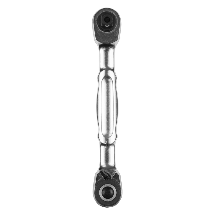Micro Ratchet Bit Driver & Wrench 1/4"Sq & 1/4"Hex Drive | AK6972