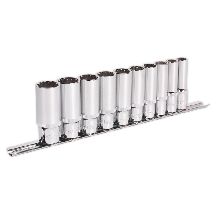 Premier Total Drive® Deep Socket Set 3/8"Sq Drive 10pc | AK69910D