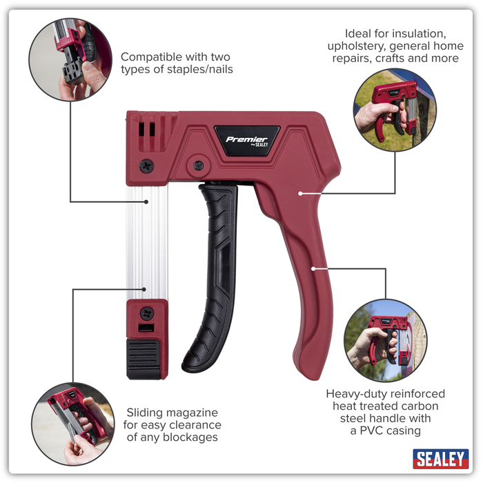 Heavy-Duty Staple & Brad Nail Gun | AK7067