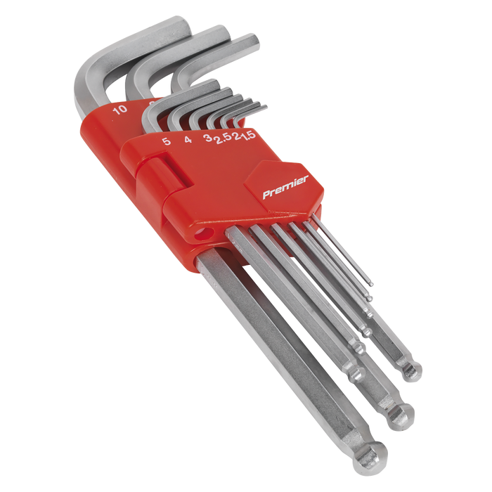 Premier Long Ball-End Hex Key Set 9pc | AK7139