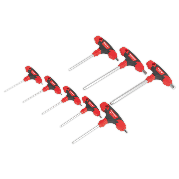 Premier T-Handle Ball-End Hex Key Set 8pc | AK7144
