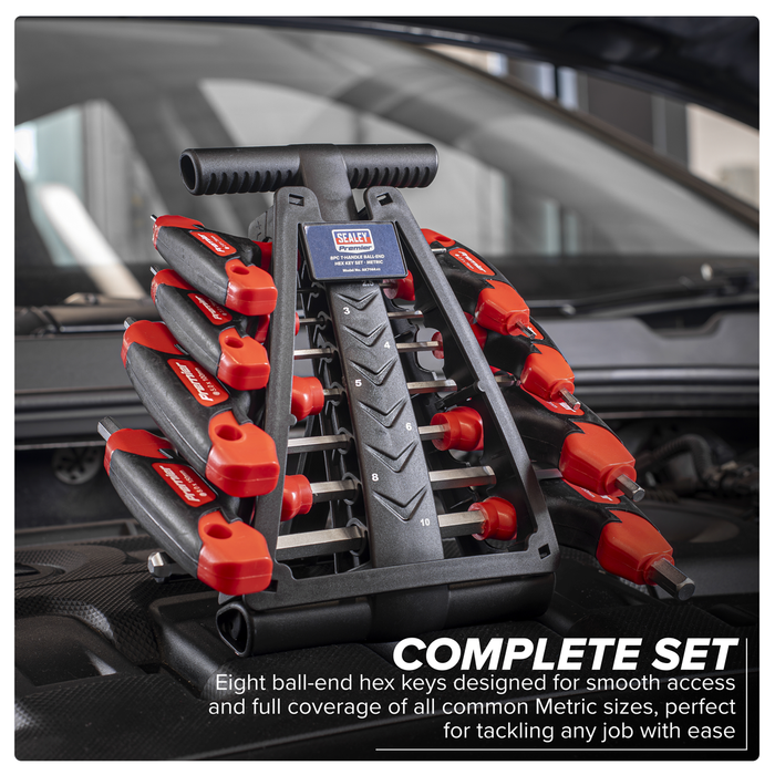Premier T-Handle Ball-End Hex Key Set 8pc | AK7144