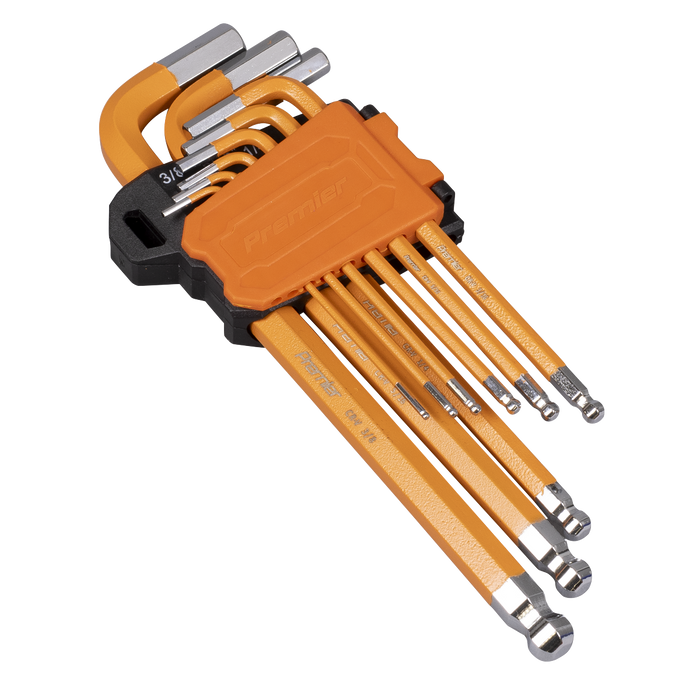 Premier Imperial Long Ball-End Hex Key Set 9pc | AK71750