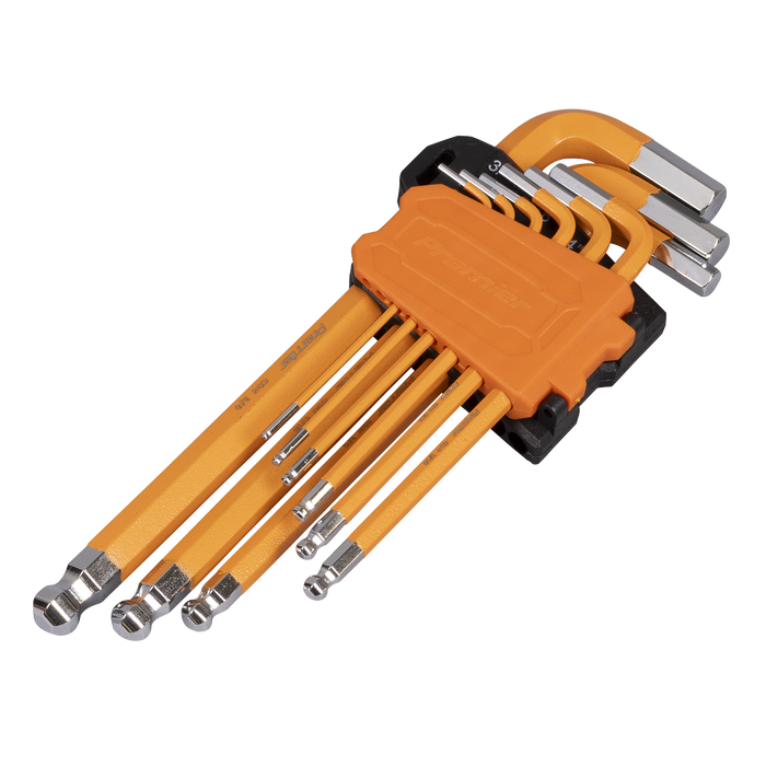 Premier Imperial Long Ball-End Hex Key Set 9pc | AK71750