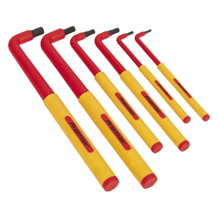 Premier Extra-Long Hex Key Set 6pc - VDE Approved | AK7177