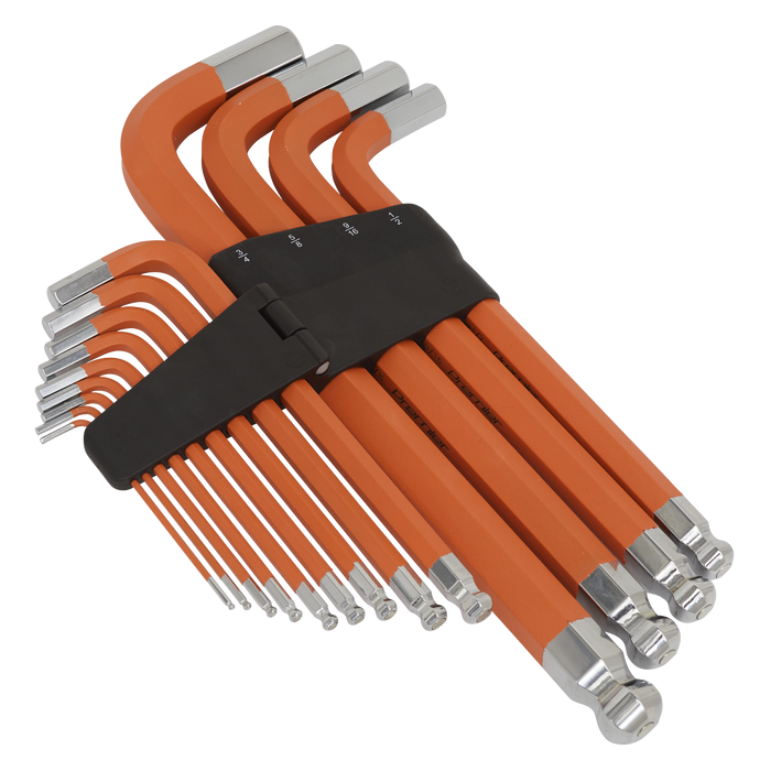Premier Imperial Jumbo Anti-Slip Ball-End Hex Key Set 13pc | AK71870