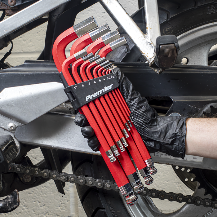 Premier Jumbo Anti-Slip Ball-End Hex Key Set 13pc | AK7187