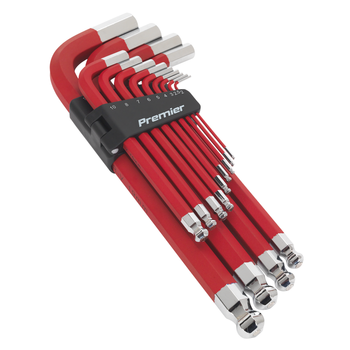 Premier Jumbo Anti-Slip Ball-End Hex Key Set 13pc | AK7187