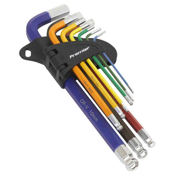 Premier Long Ball-End Hex Key Set 9pc | AK7190