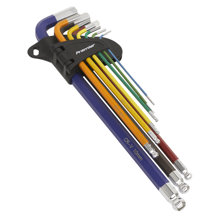 Premier Extra-Long Ball-End Hex Key Set 9pc | AK7191B