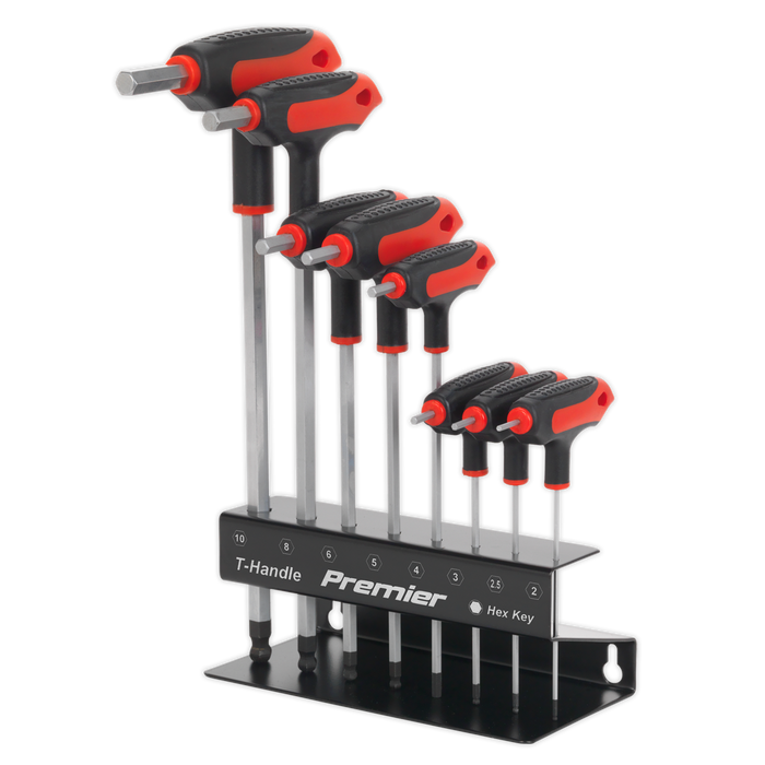 Premier T-Handle Ball-End Hex Key Set 8pc | AK7195