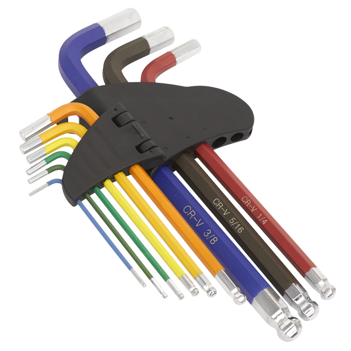 Premier Imperial Long Ball-End Hex Key Set 9pc | AK7197