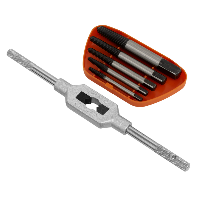 Helix Type Screw Extractor Set with Wrench 6pc | AK721