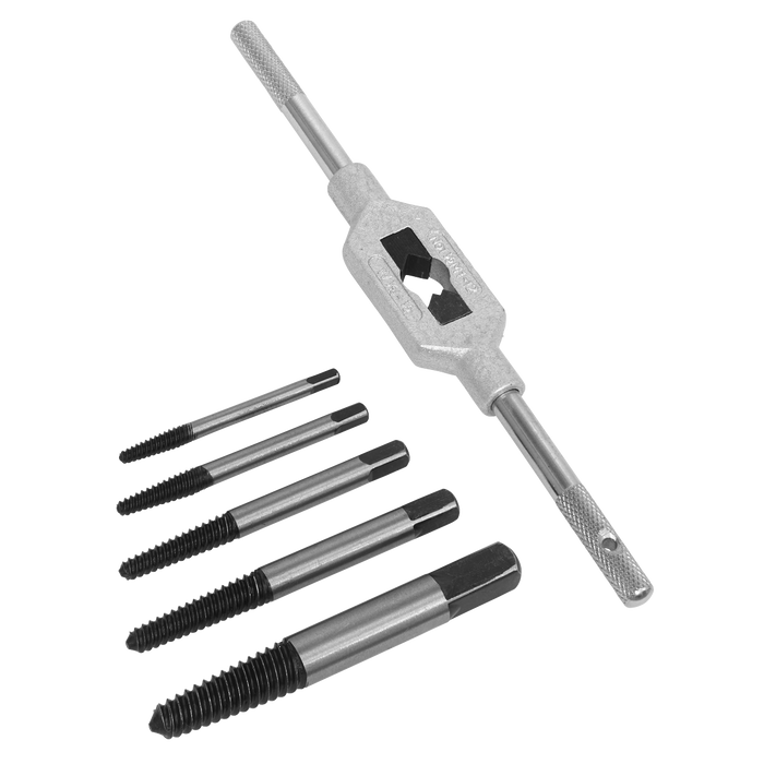 Helix Type Screw Extractor Set with Wrench 6pc | AK721