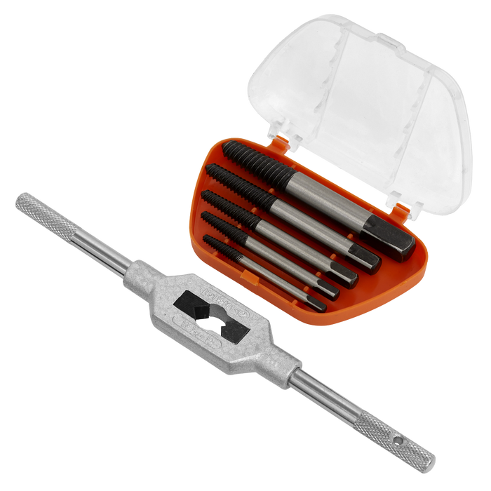 Helix Type Screw Extractor Set with Wrench 6pc | AK721