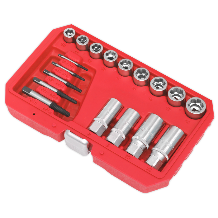 Premier Bolt, Stud & Screw Extractor Set 18pc | AK751
