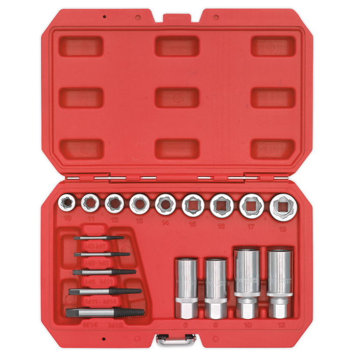 Premier Bolt, Stud & Screw Extractor Set 18pc | AK751