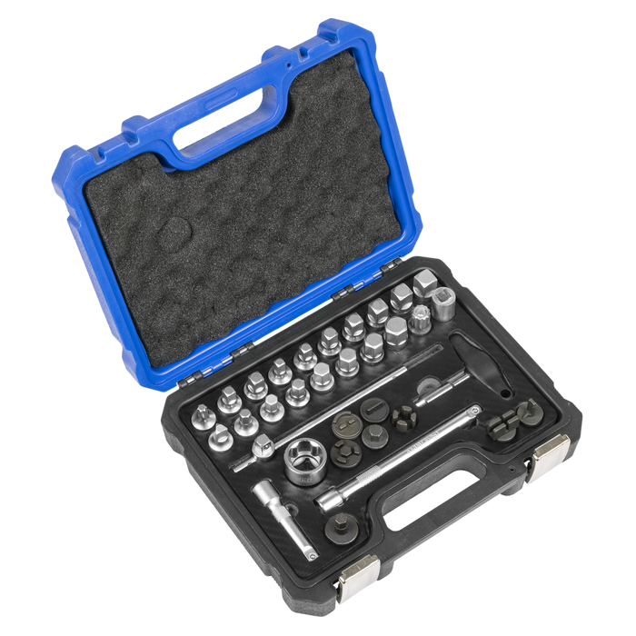 Master Oil Drain Plug Removal Kit 33pc | AK758