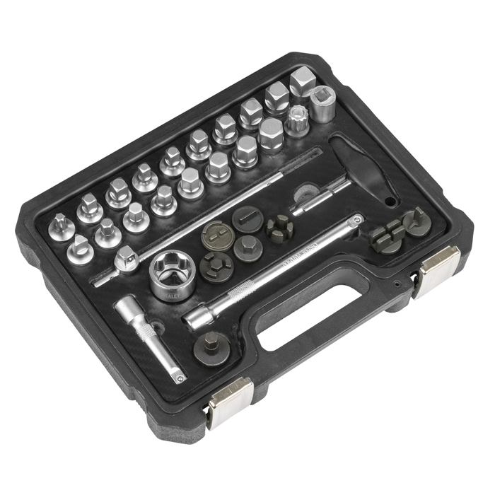 Master Oil Drain Plug Removal Kit 33pc | AK758