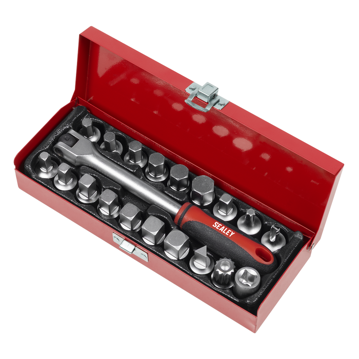 Oil Drain Plug Key Set 3/8"Sq Drive 20pc | AK759