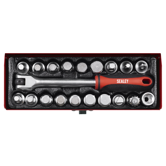 Oil Drain Plug Key Set 3/8"Sq Drive 20pc | AK759